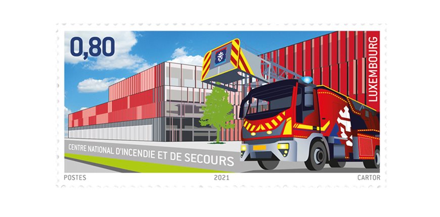 Sonderbriefmarke Inbetriebnahme des CNIS