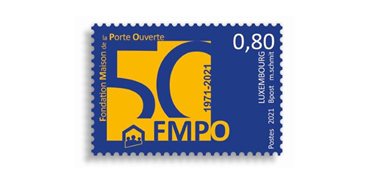 Sonderbriefmarke 50 Jahre „Fondation Maison de la Porte Ouverte“