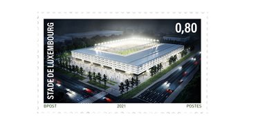 Sonderbriefmarke Das „Stade de Luxembourg“