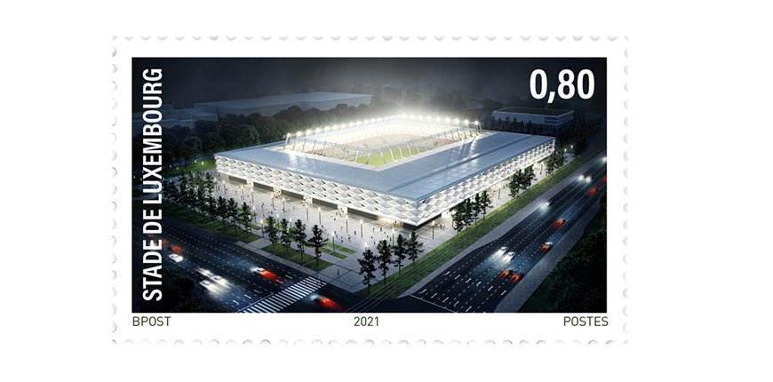 Special stamp “Stade de Luxembourg”