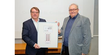   Official presentation of stamps about the Luxembourg Moselle region