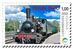 meng.post Stamp - Train 1900 - 2022