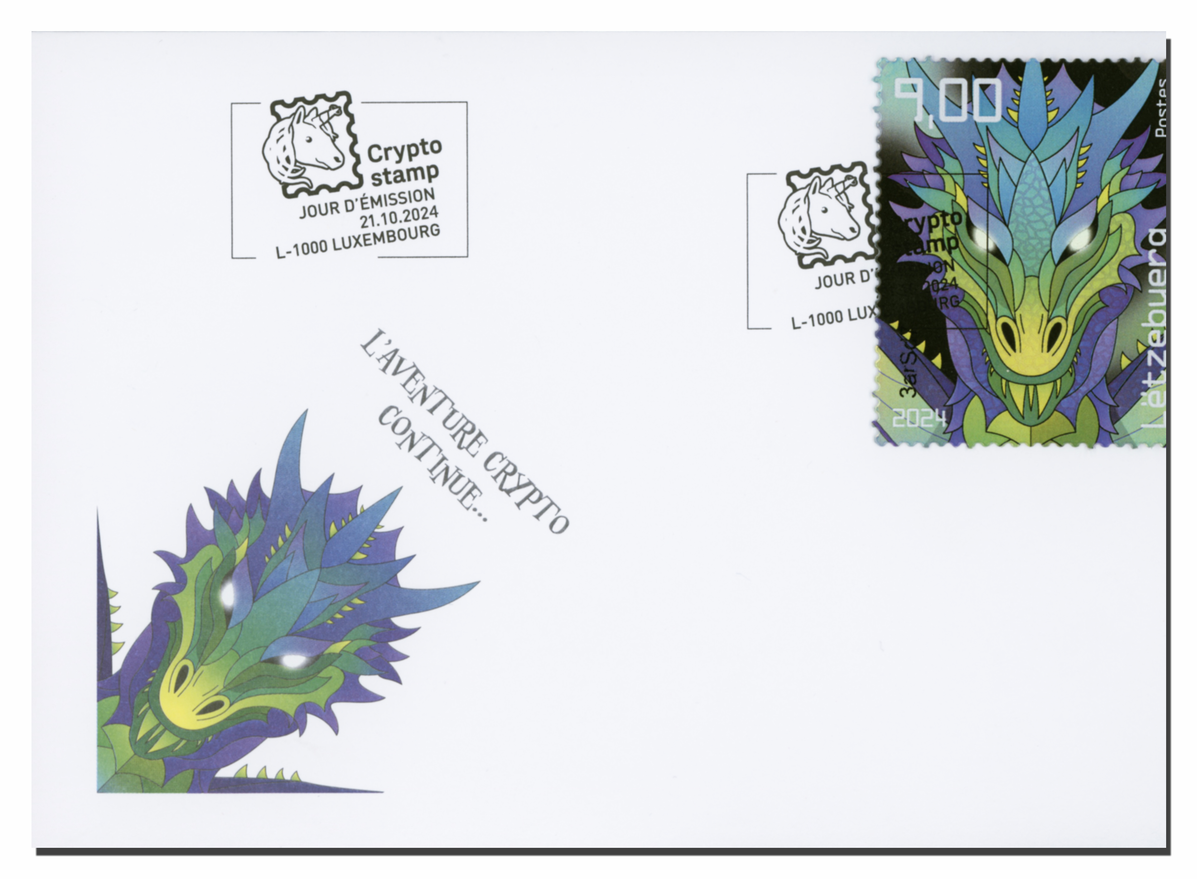 FDC - Crypto stamp 2.0 - Drache