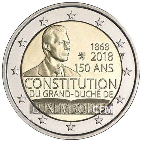 2 euro 150 years constitution