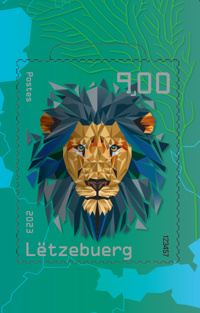 Crypto stamp - Lion