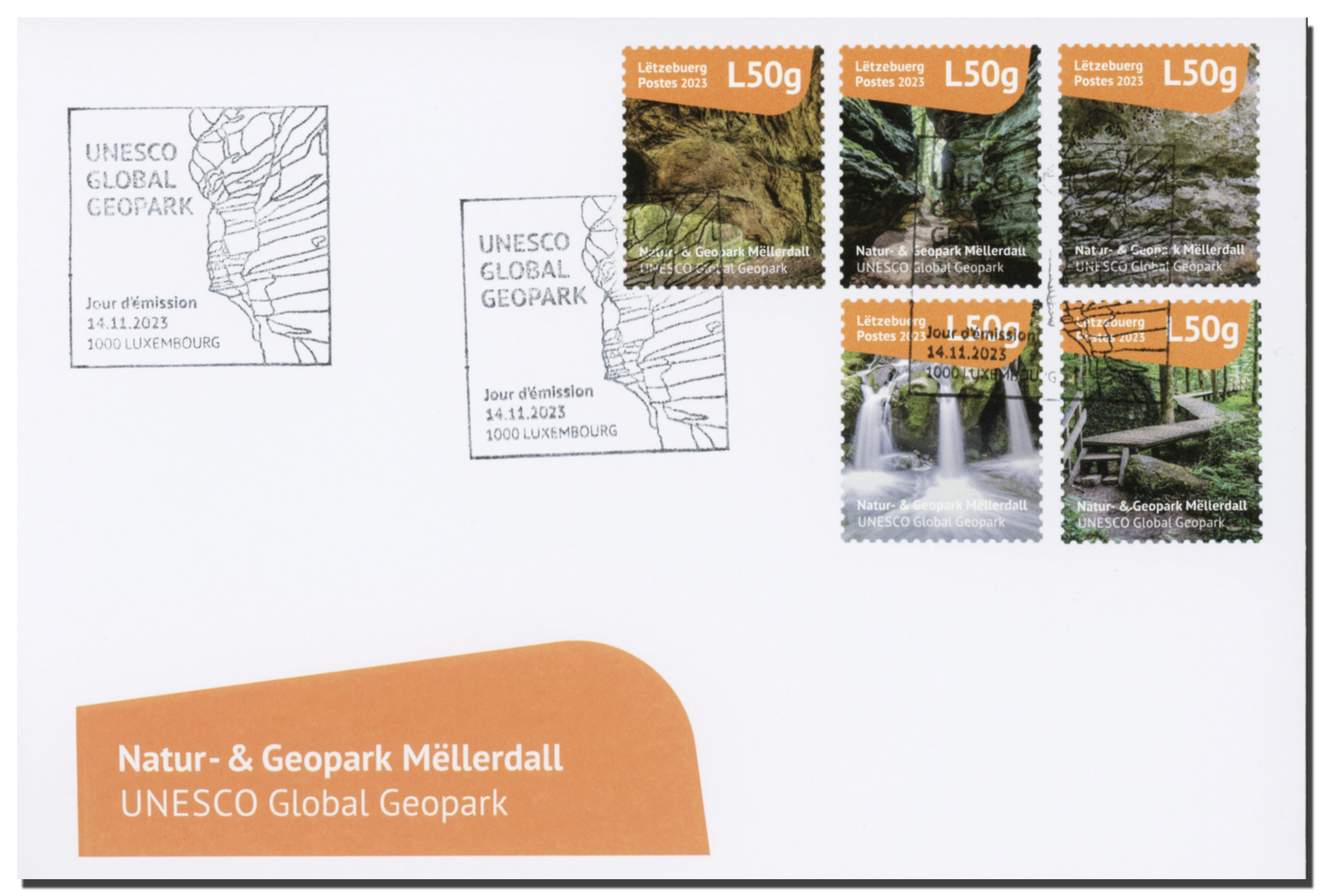 FDC Postocollants Natur-Geopark