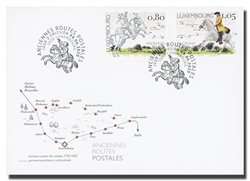 FDC EUROPA 2020 - old postal routes