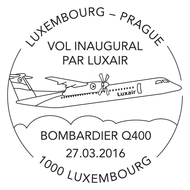 Vol inaugural Luxembourg - Prague par Luxair