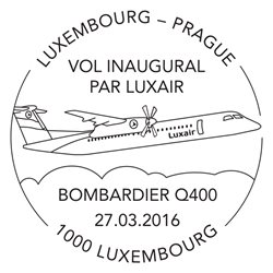 Vol inaugural Luxembourg - Prague par Luxair