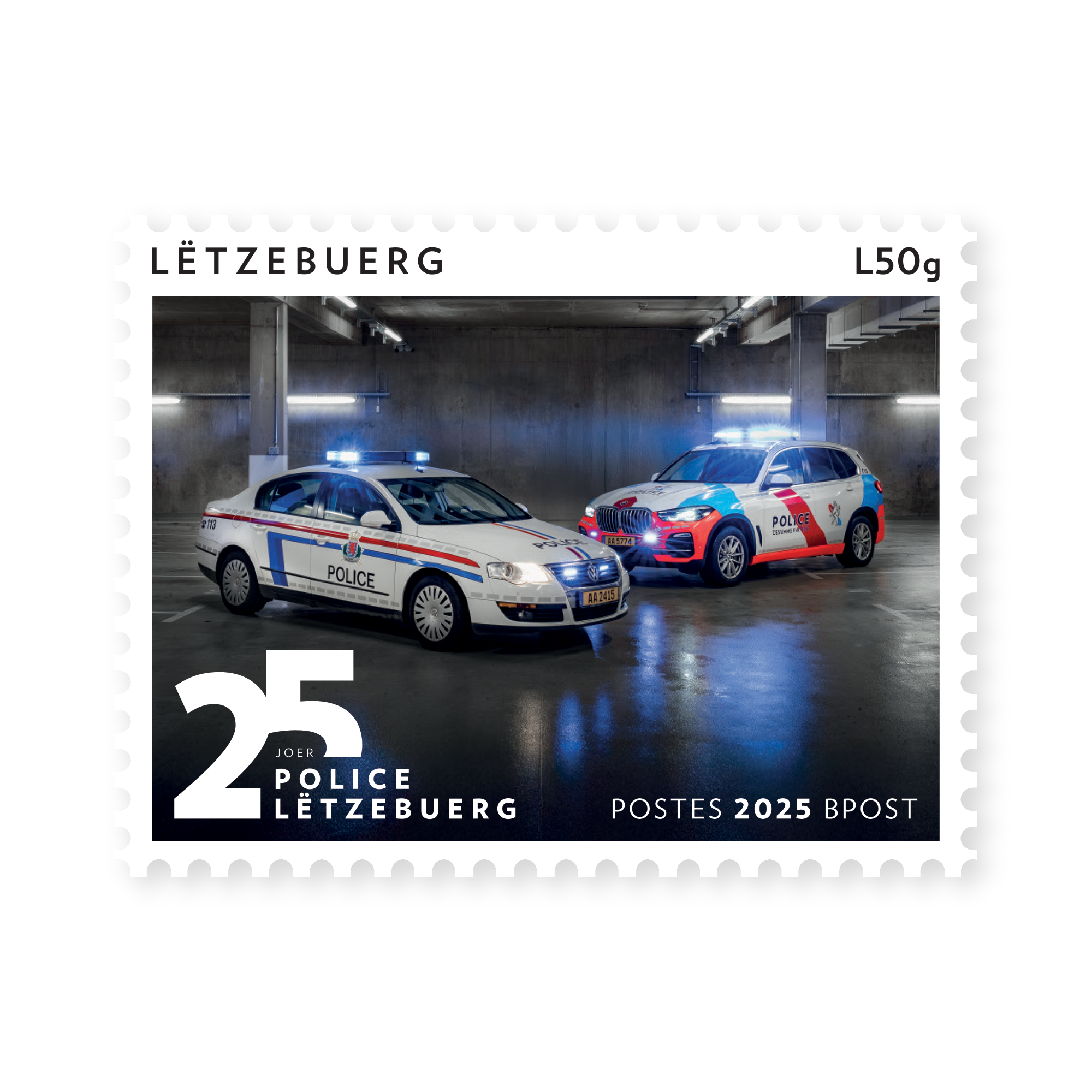 25 Jahre "Corps de Police Grand-Ducale" [L50g]