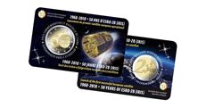 COIN card BE-2018-1 50 years of ESRO-2B