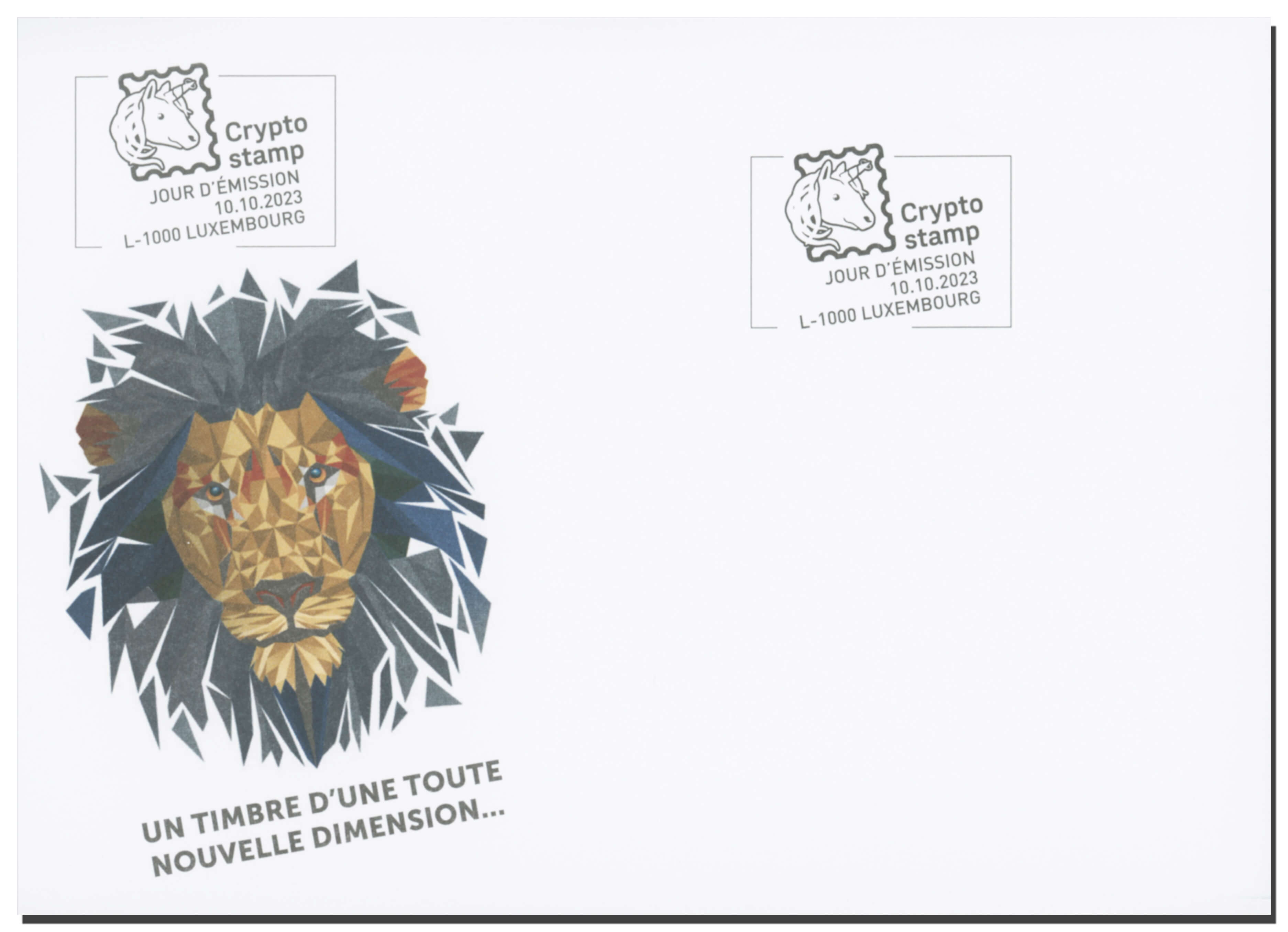 FDC - Crypto stamp - Löwe