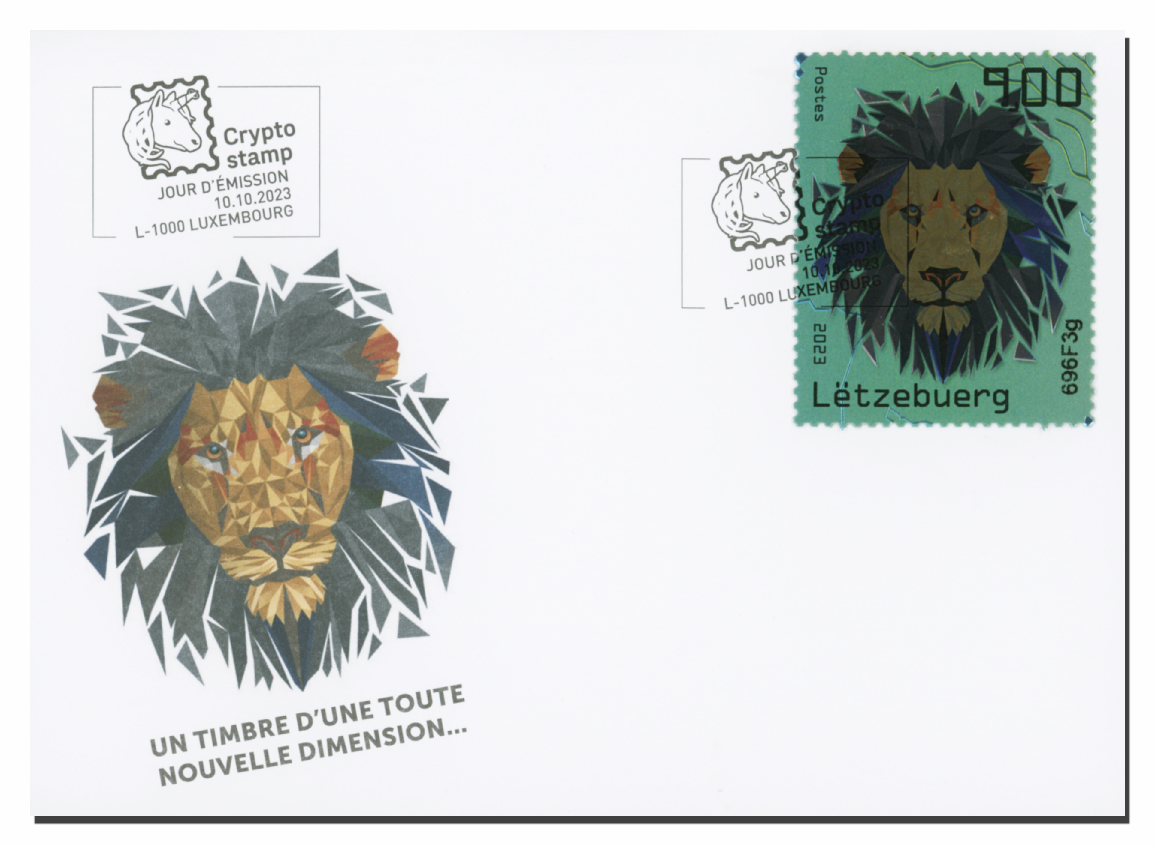 FDC - Crypto stamp - Lion