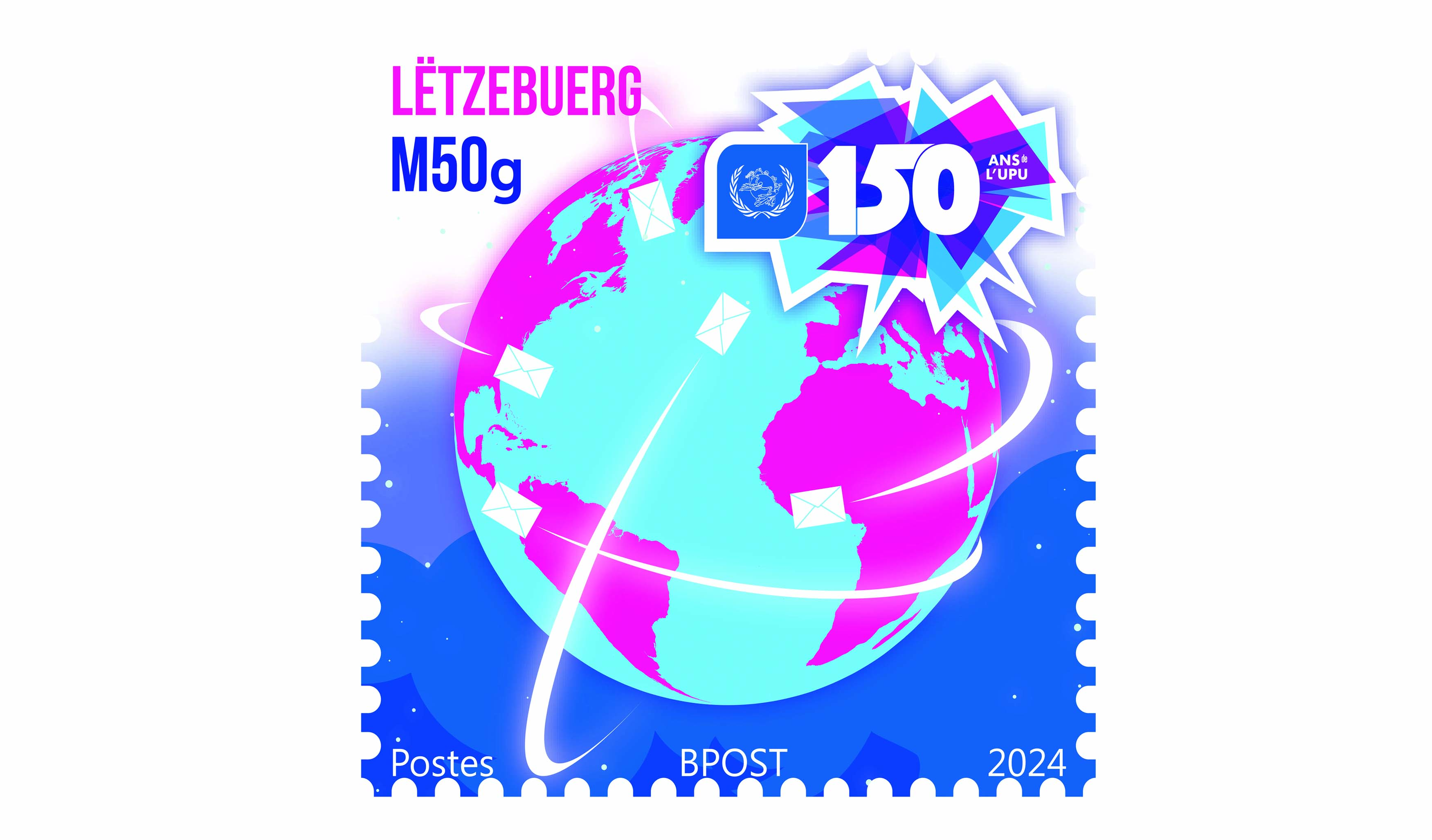 150 ans de l'Union Postale Universelle [M50g]