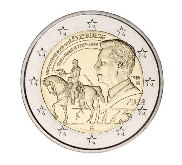 MUNZ 2€ 2024-2 Grand-Duc Guillaume II