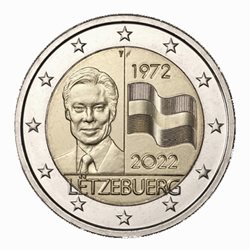 MON 2€ 2022-2 50 ans drapeau Luxembourg