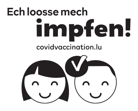 6. Werbeeinsatz Ech loosse mech impfen!