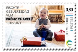 Briefmarke "meng.post.lu" Prinz Charles