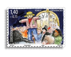 Remich - Strohmann (1,40 + 0,15 EUR)