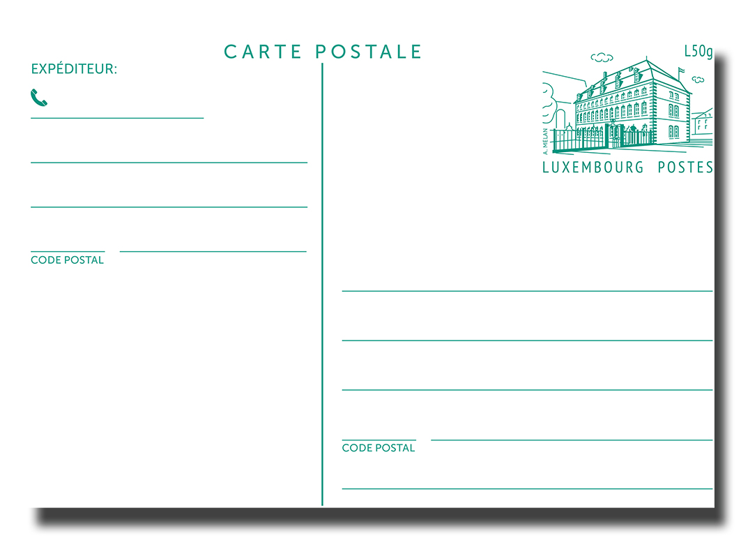 Postkarte - Gebaude St. Maximin [L50g]