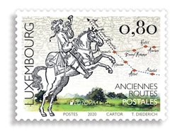 Europa 2020 ancienne route postale 0,80 EUR