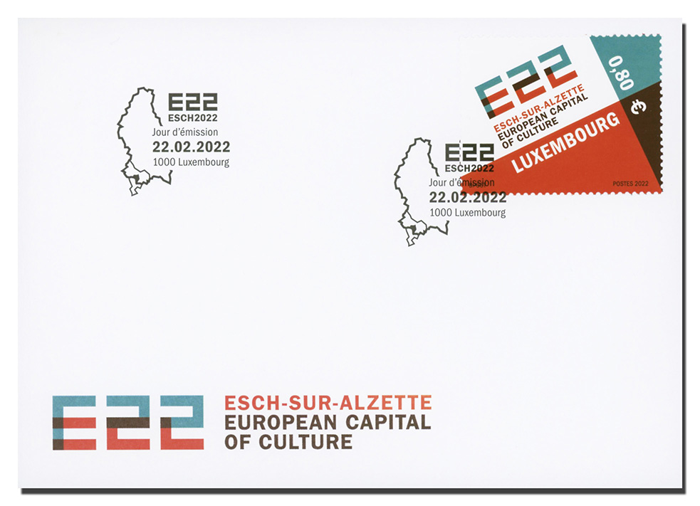 FDC -Esch22 europäische Kulturhauptstadt