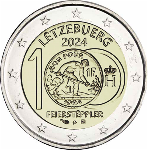 MÜNZ 2€ 2024-1 Feierstëppler