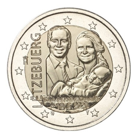 2 euros 2020-2A Naissance Prince Charles