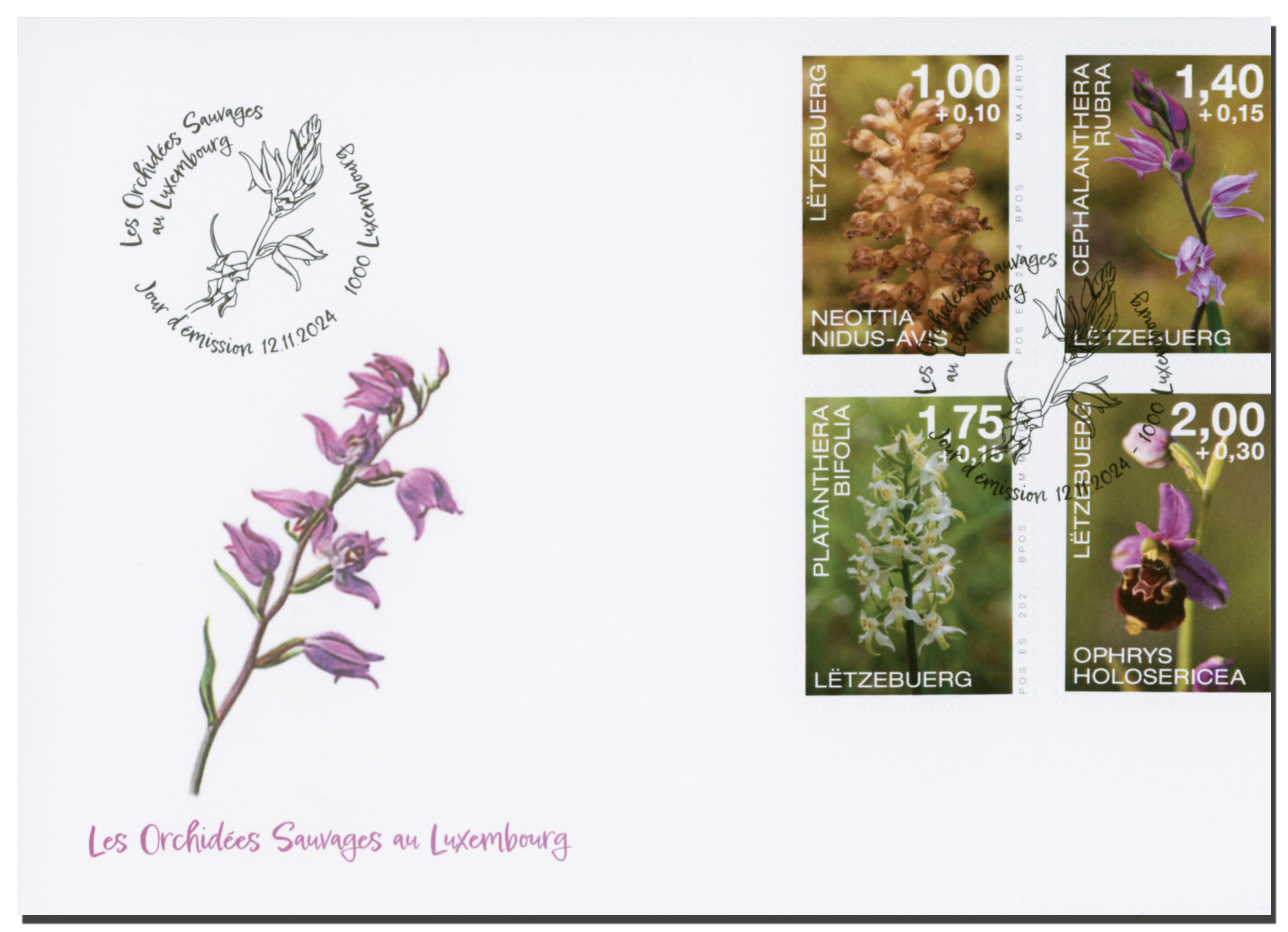 FDC Wohlfahrt 2024: Orchideen-3