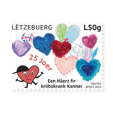 25 years "Een Haerz fir kriibskrank Kanner" [L50g]