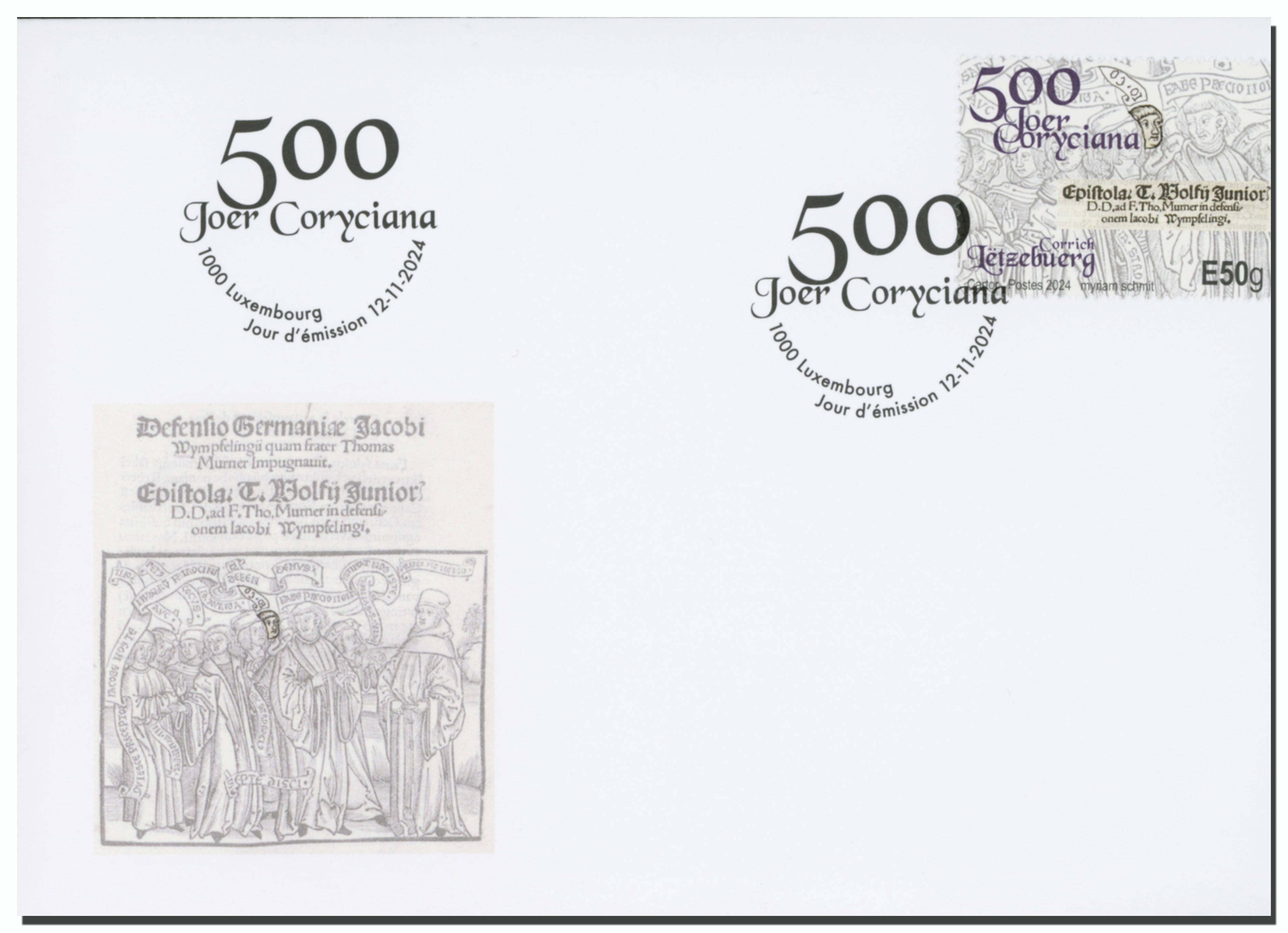 FDC - 500 Jahre Coryciana