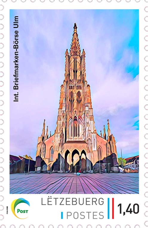 Briefmarke meng.post - Ulm 2023