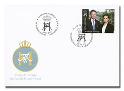 FDC 40 years marriage Grand-ducal couple