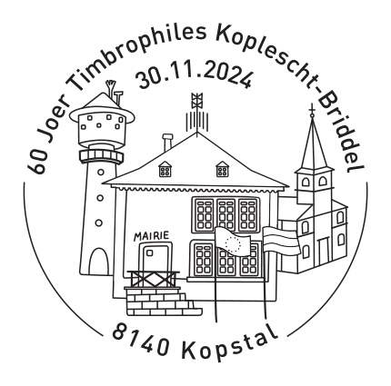 60 Jahre  Timbrophiles Koplescht - Briddel