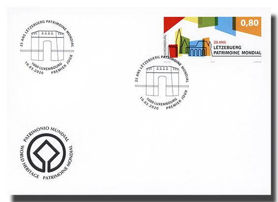 FDC - 25 years Lux. UNESCO Worldheritage