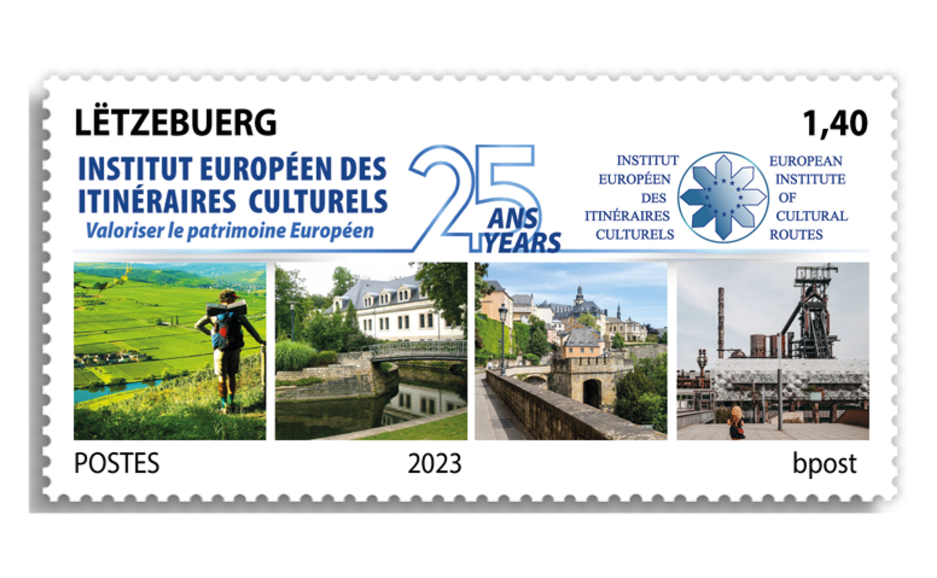 25ans Ins. Eur. Itinéraires Culturels 1,40