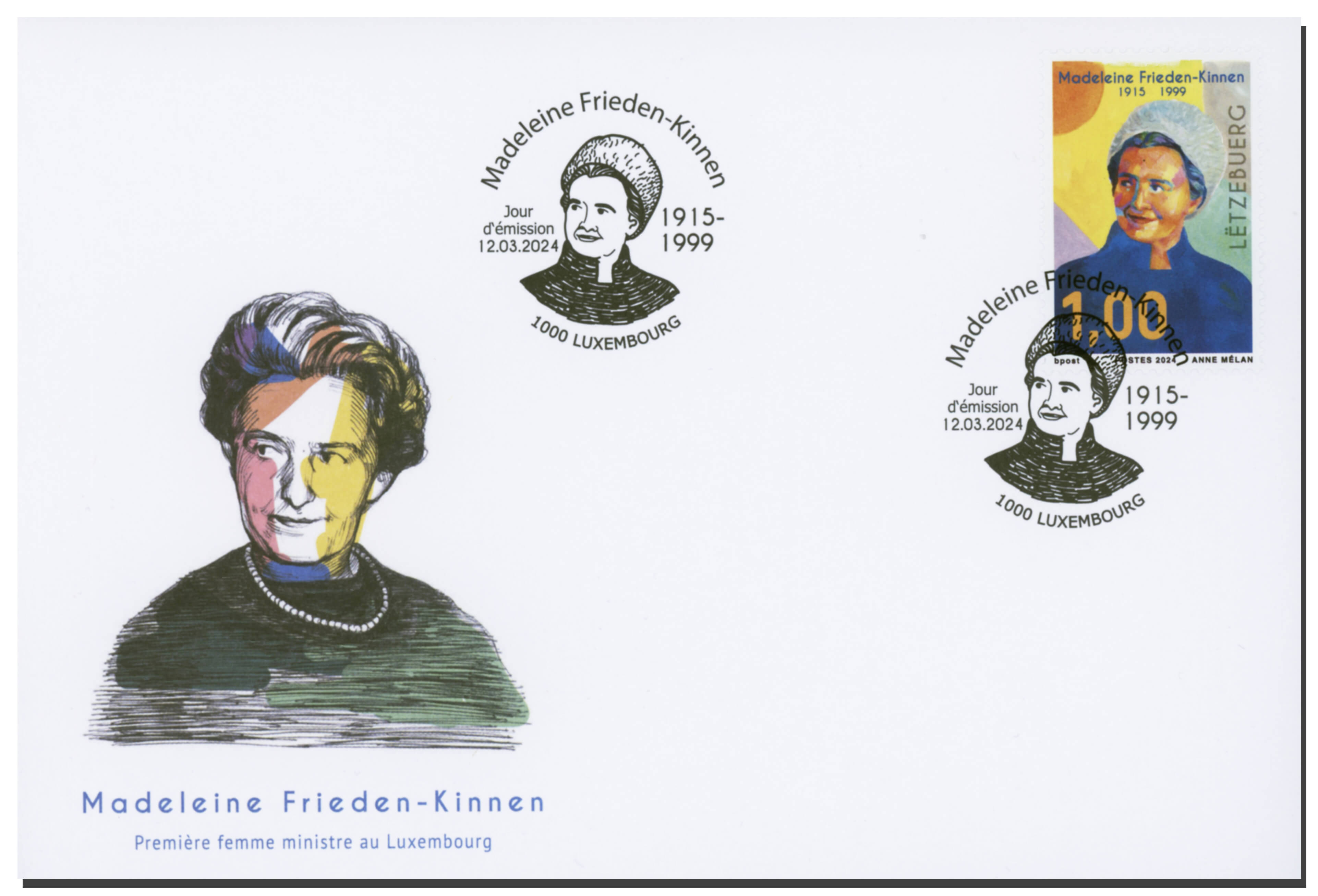 FDC - 25 years death of M.Frieden-Kinnen