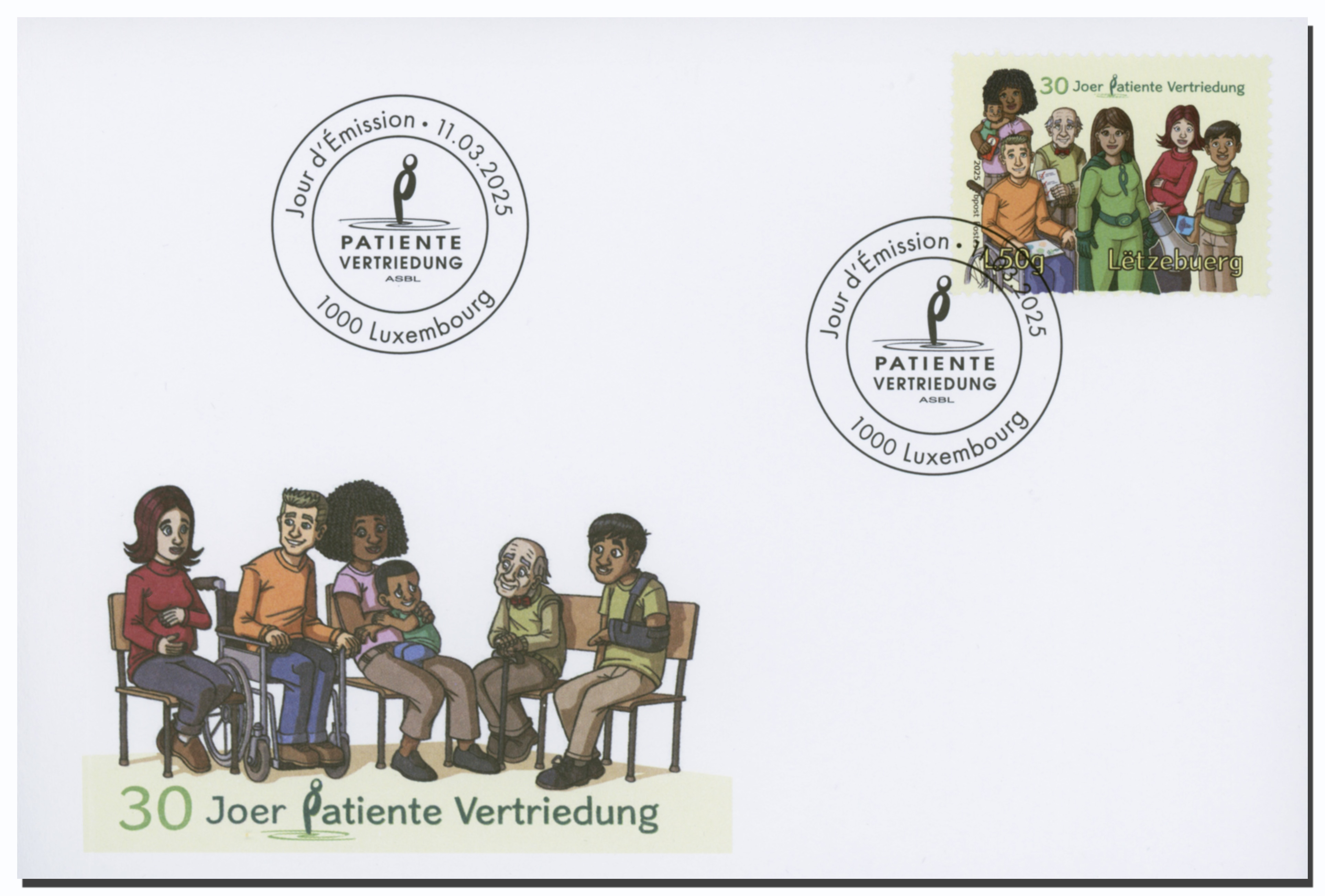 FDC - 30 ans "Patiente Vertriedung"